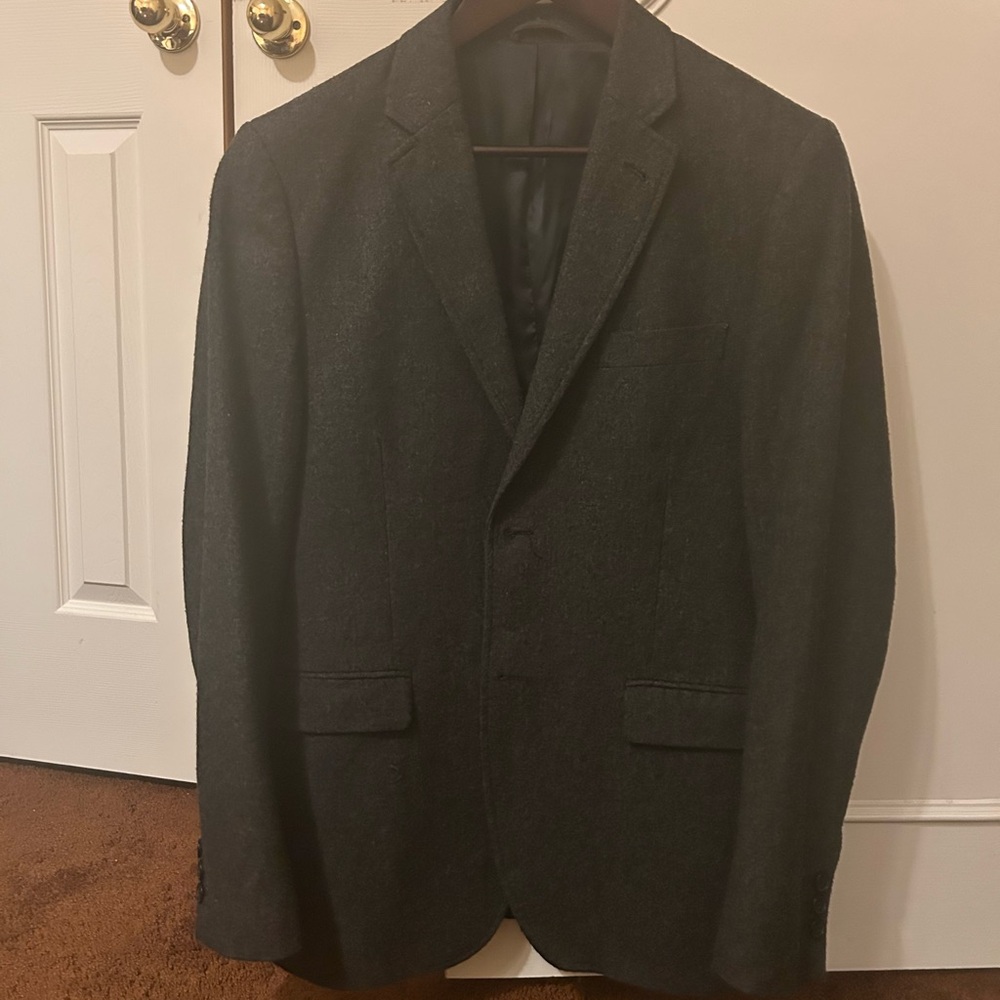 Frank & Oak Charcoal Men's Blazer